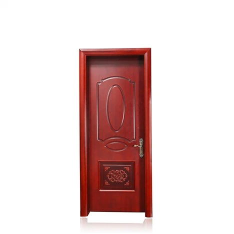 Puerta de WPC de patrón tallado decorativo de lujo para villa